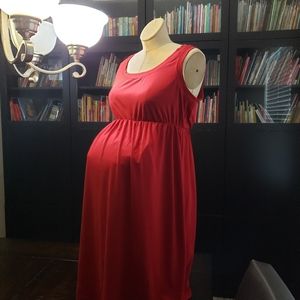 NWOT Motherhood Maternity Red Dress